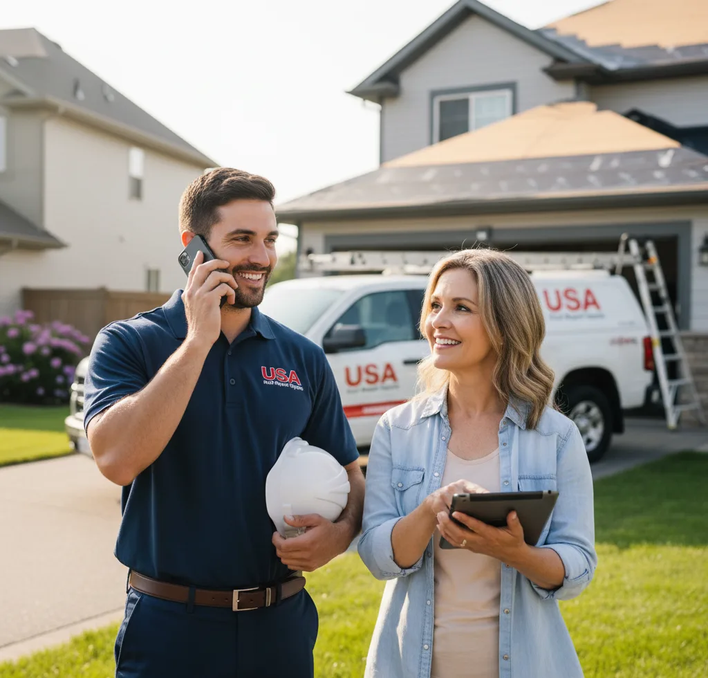 USA Roof Repair Experts customer support in Kelso